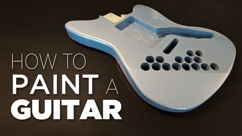 how to paint guitar: the art of transforming a humble instrument into a masterpiece